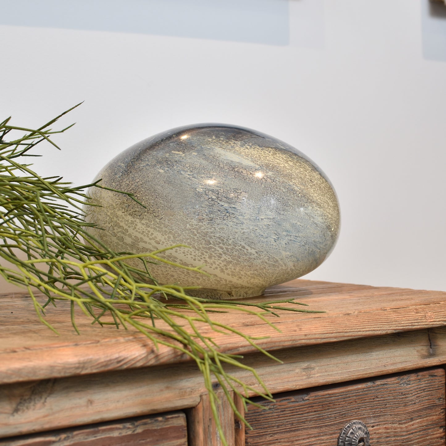 Sand & Sea Glass Lamp - Pebble