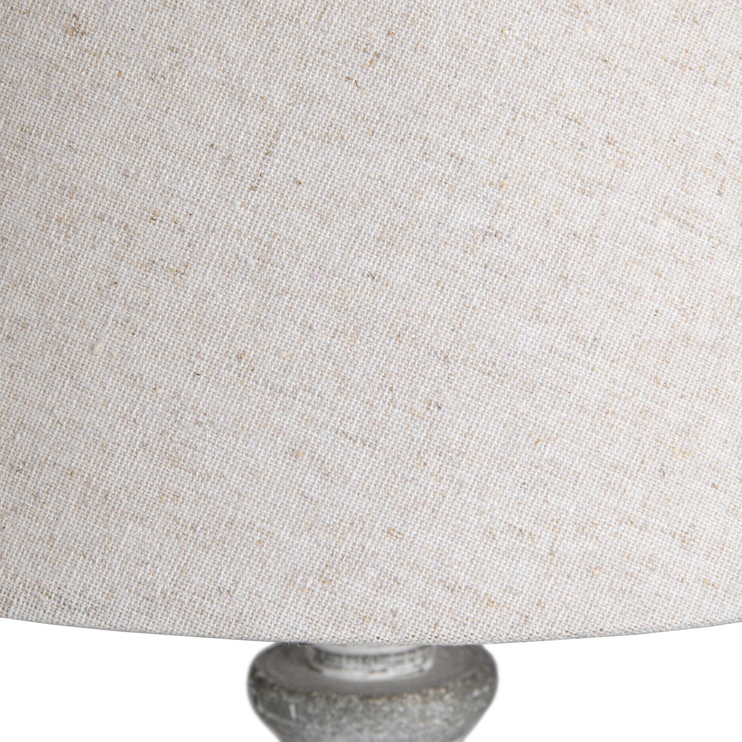 Carved Grey Wash Table Lamp