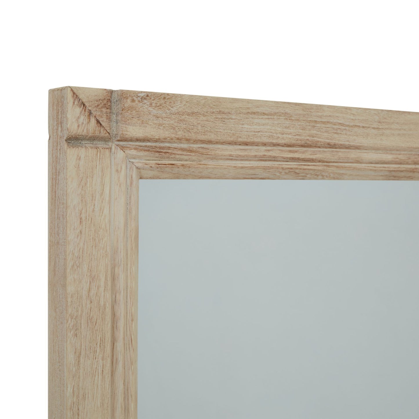 Lime Washed Window Mirror - Large