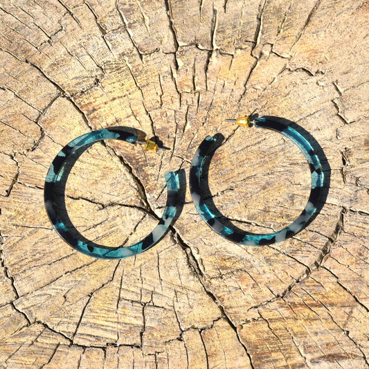 Levonna Large Hoop Earring - Poolside