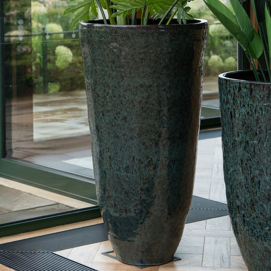 Iberico Planter - XL Tall - Greens & Browns
