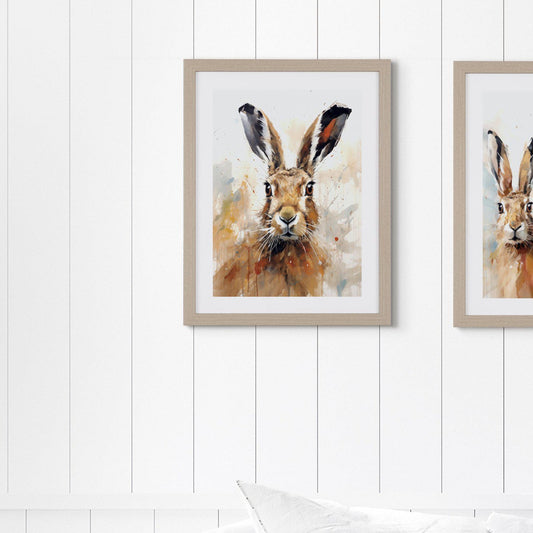 Hare Framed Print
