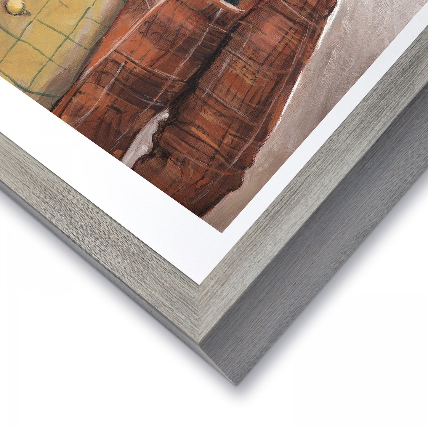 Hare In Jacket Framed Print