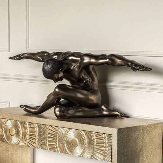 Meditating Man - Male Sculpture - XL