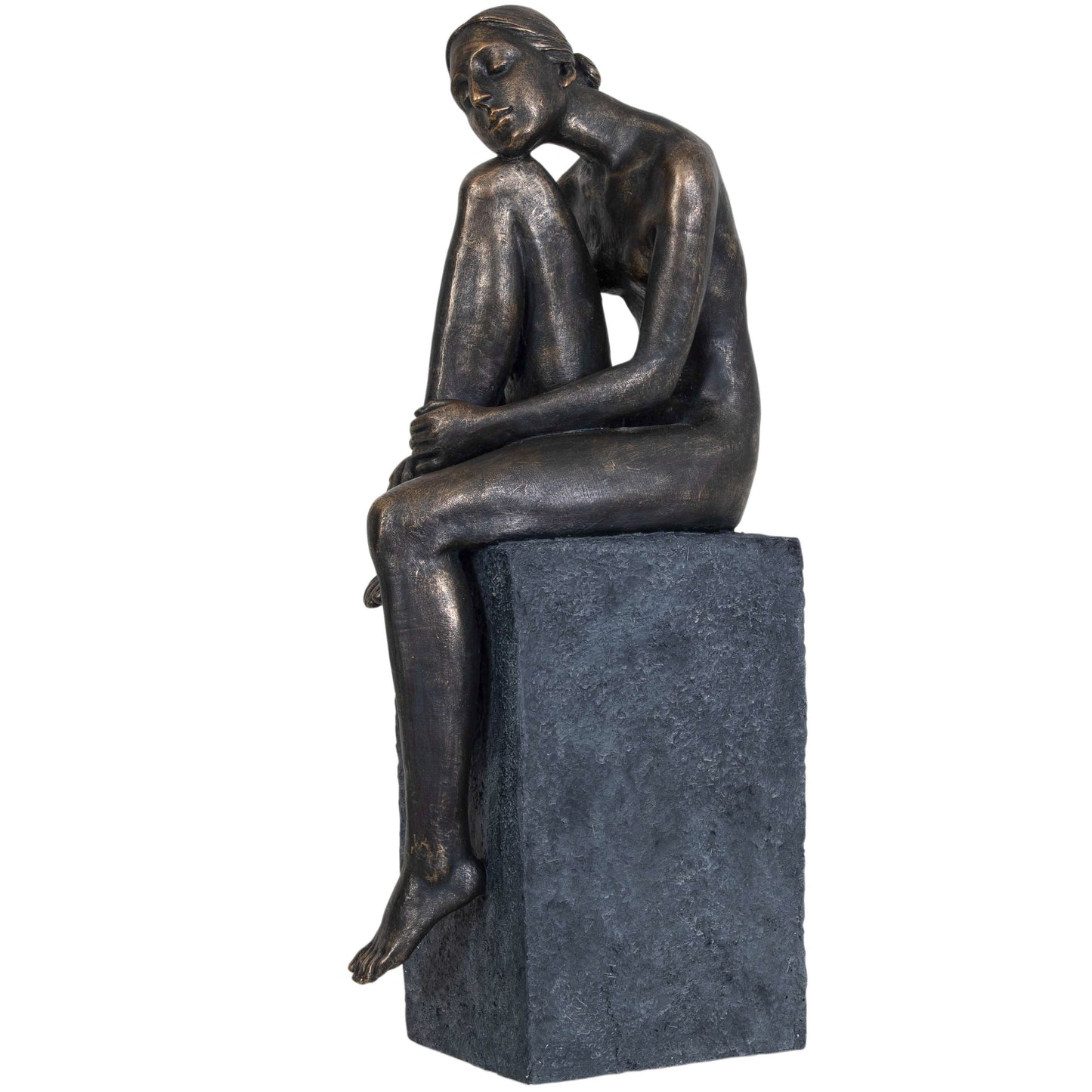 Large Thinking Lady Sculpture