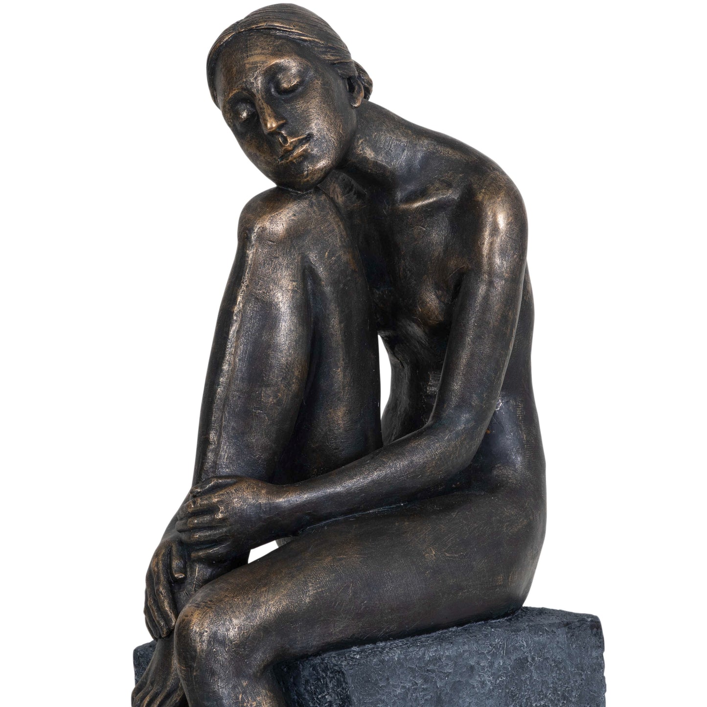 Large Thinking Lady Sculpture