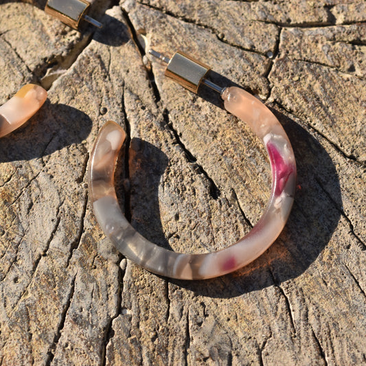 Lorena Small Hoop Earring - Neutral