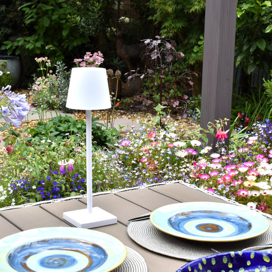 Rechargeable & Dimmable LED Lamp - White