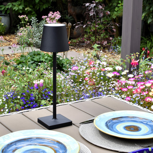 Rechargeable & Dimmable LED Lamp - Black