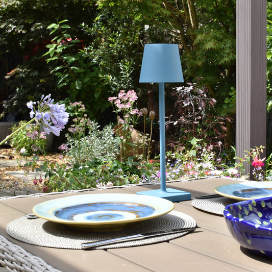 Rechargeable & Dimmable LED Lamp - Blue