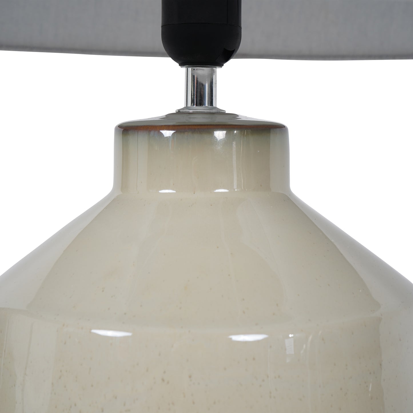 Dipped Glaze Pale Geen Table Lamp - Large