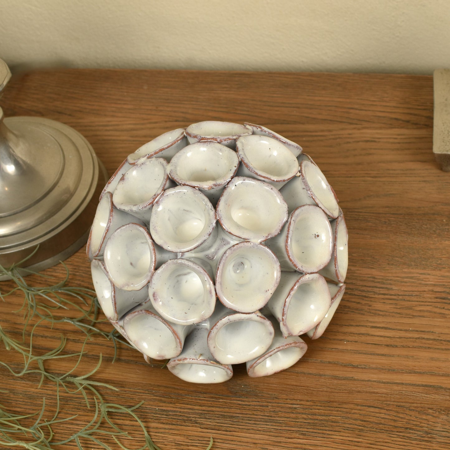 Ceramic White Coral Ornament - Small