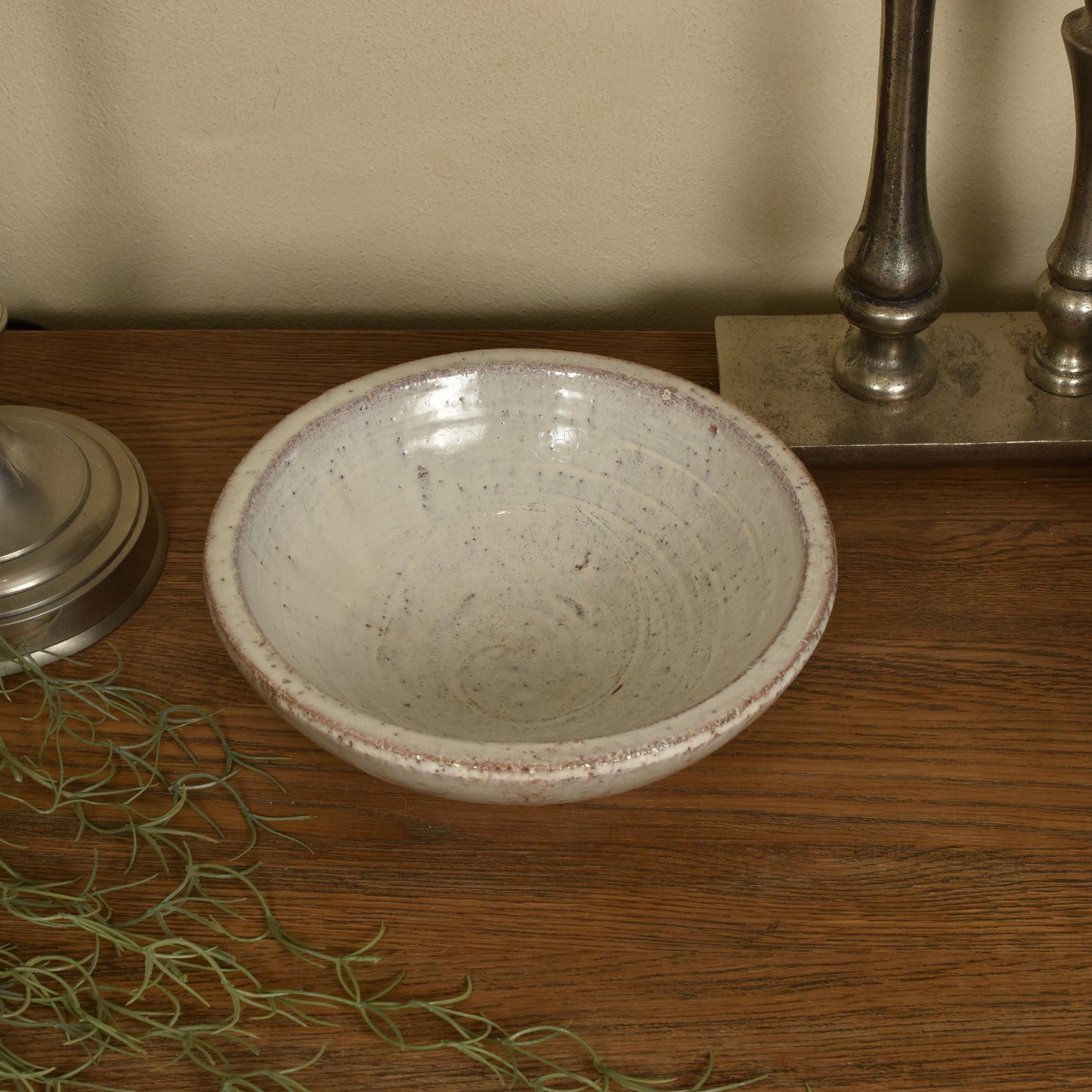 Small Rustic Glazed Dish - 22cm