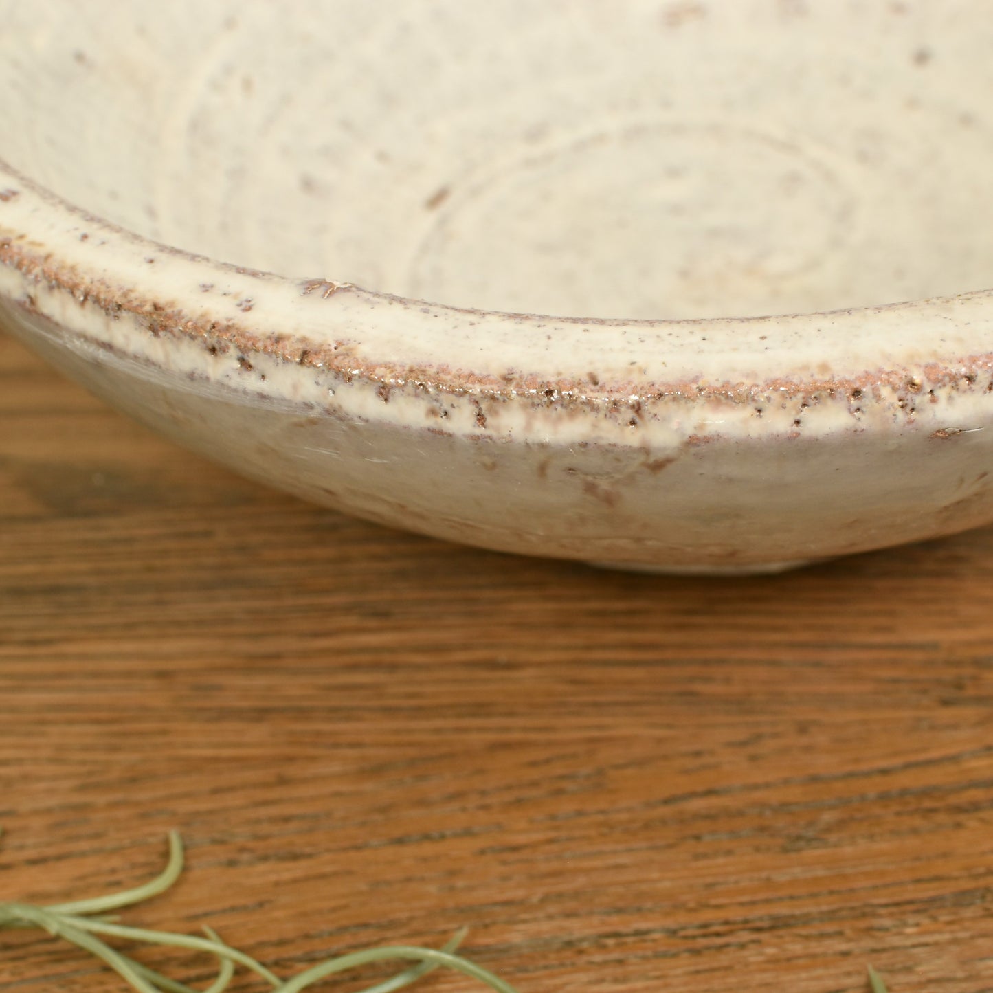 Small Rustic Glazed Dish - 22cm