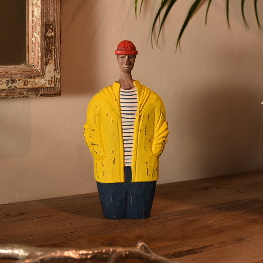 Characterful Fisherman Figure - Medium