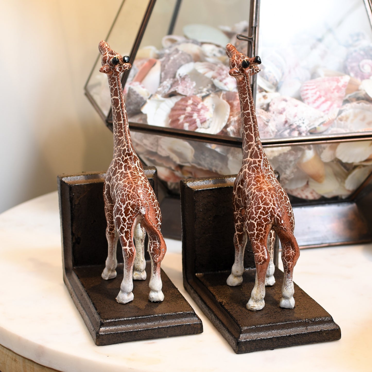 Pair of Giraffe Bookends