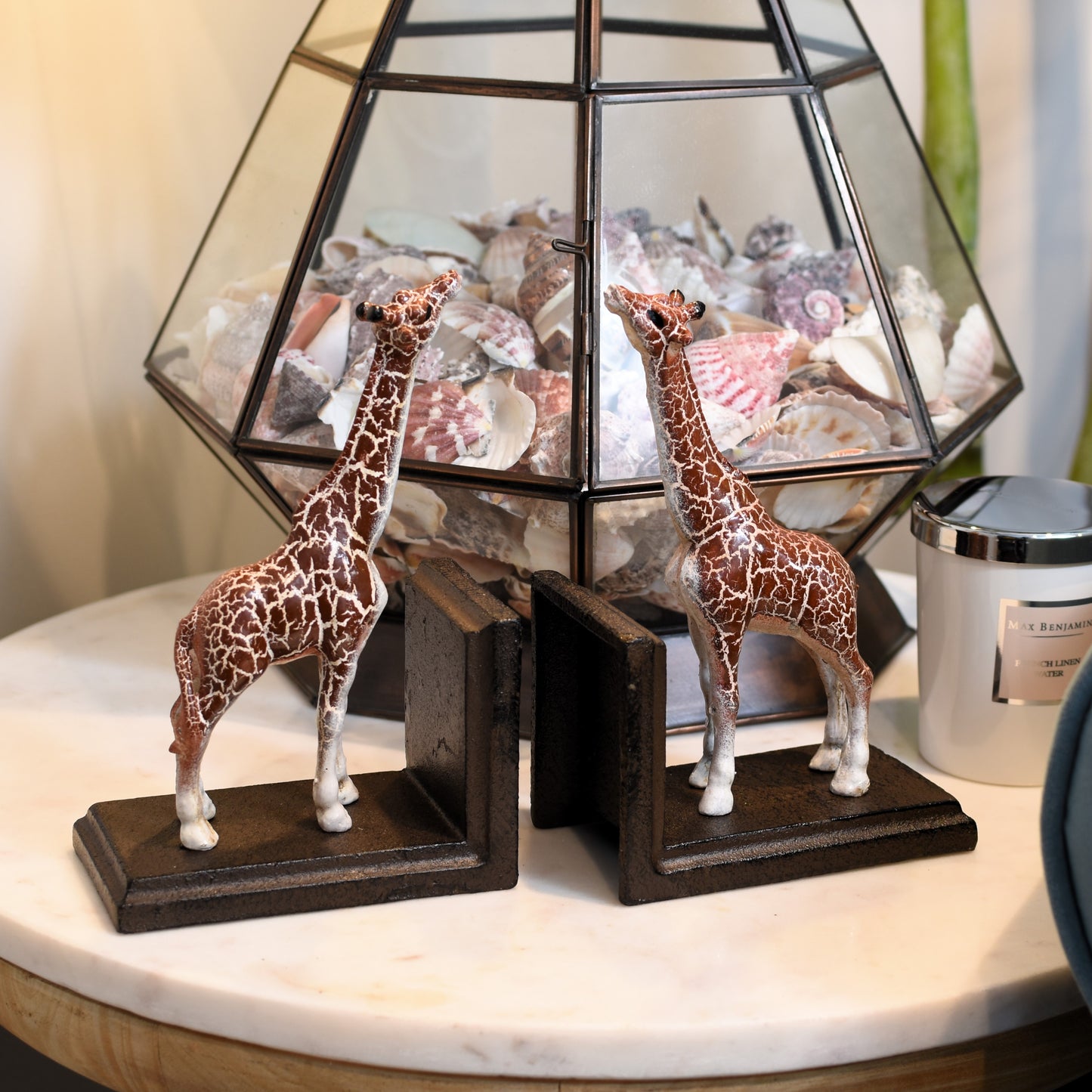 Pair of Giraffe Bookends