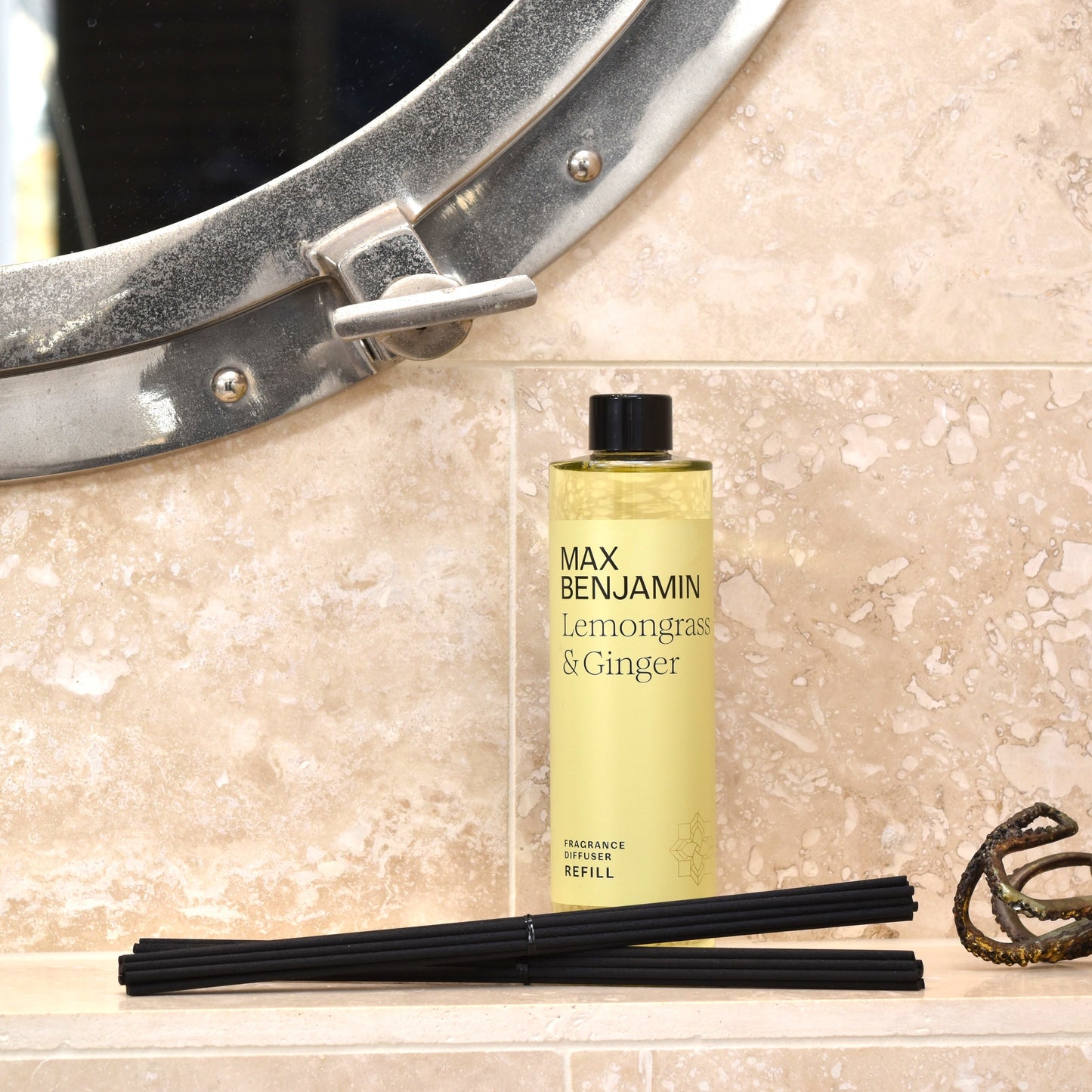 Lemongrass & Ginger Double Diffuser REFILL 300ml - Max Benjamin