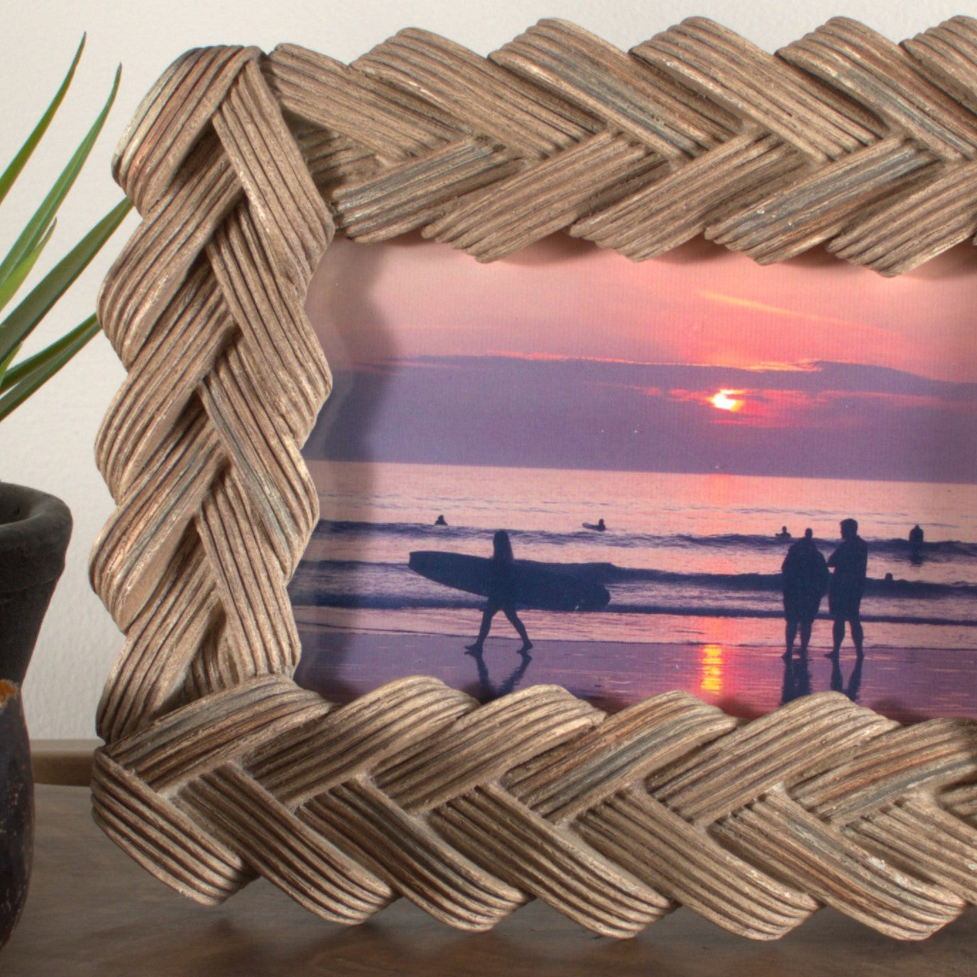 Rattan Effect 6x4 Photo Frame