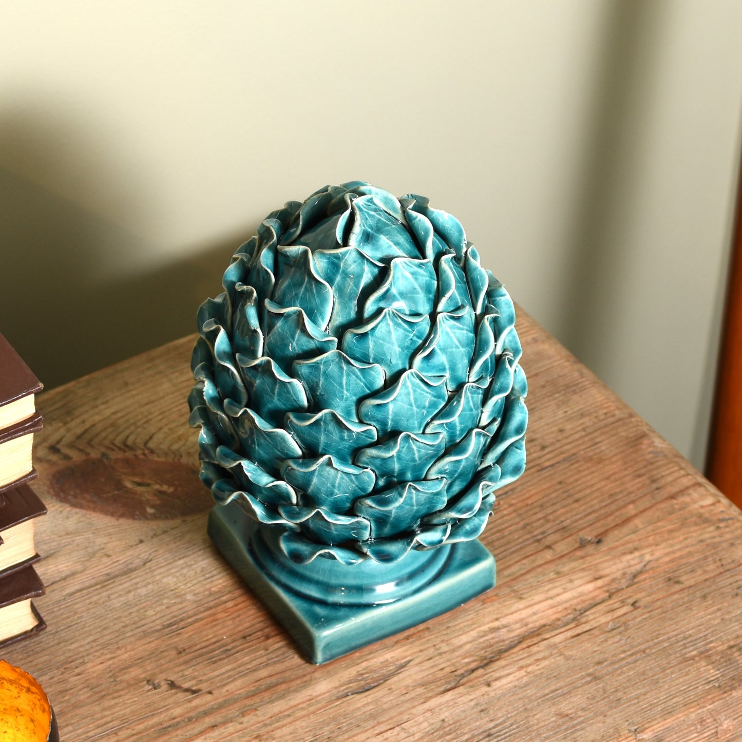 Turquoise Decorative Artichoke Finial