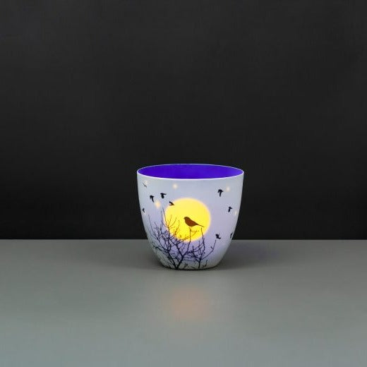 Moonlit Bird T-Light Holder