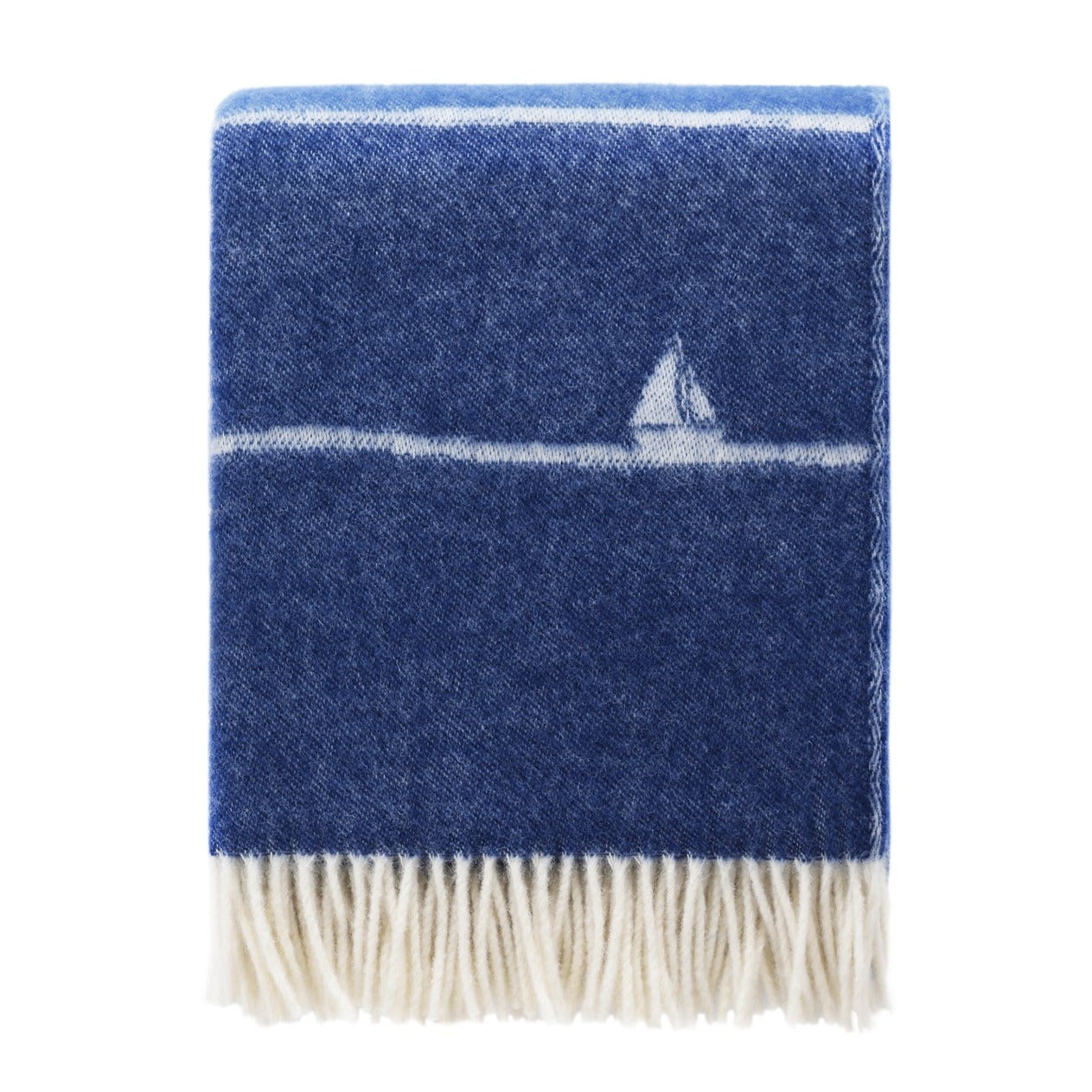 Sailing Boats Throw - Blue