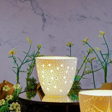Bubbles Cut-Out T-Light Holder