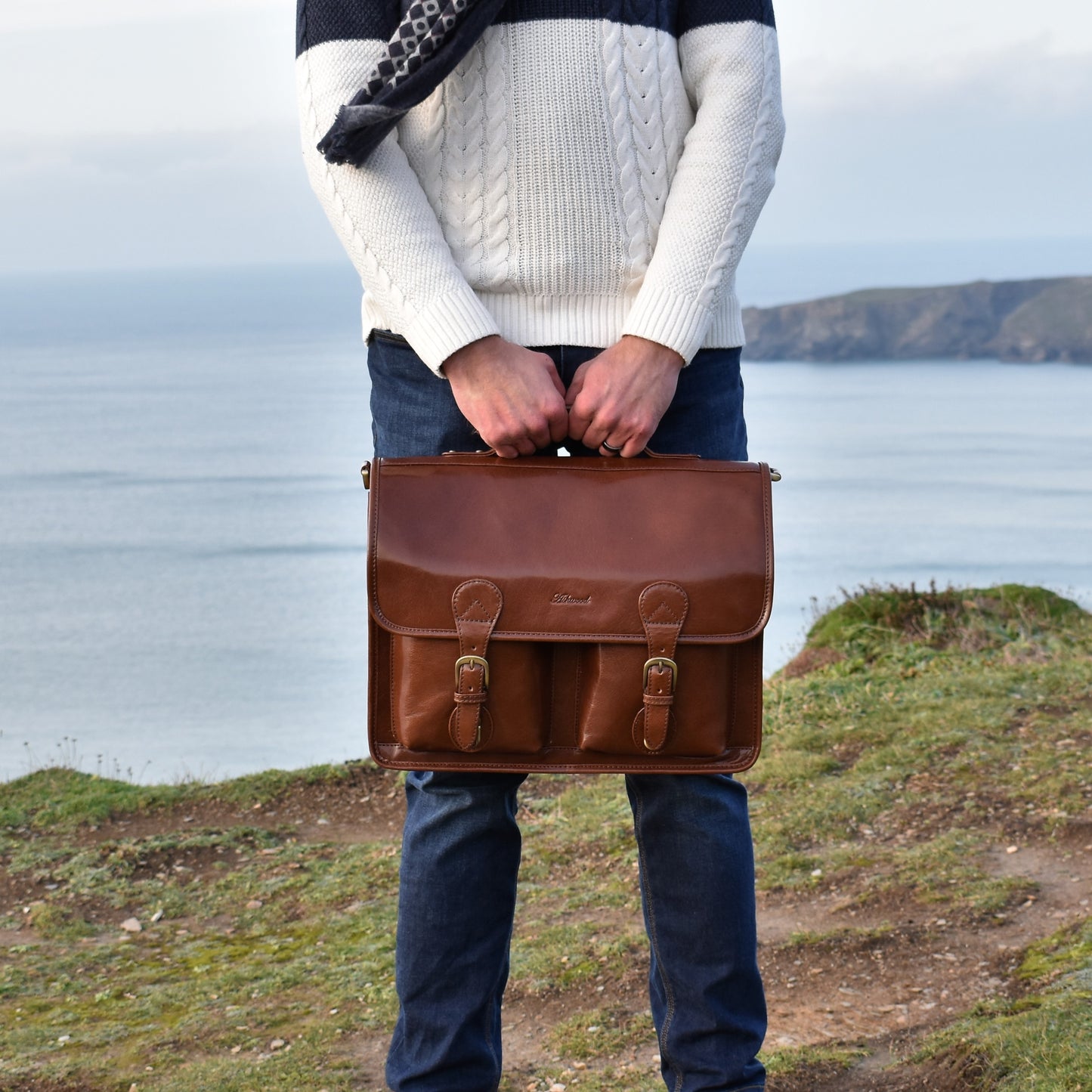 Luxurious Leather Briefcase