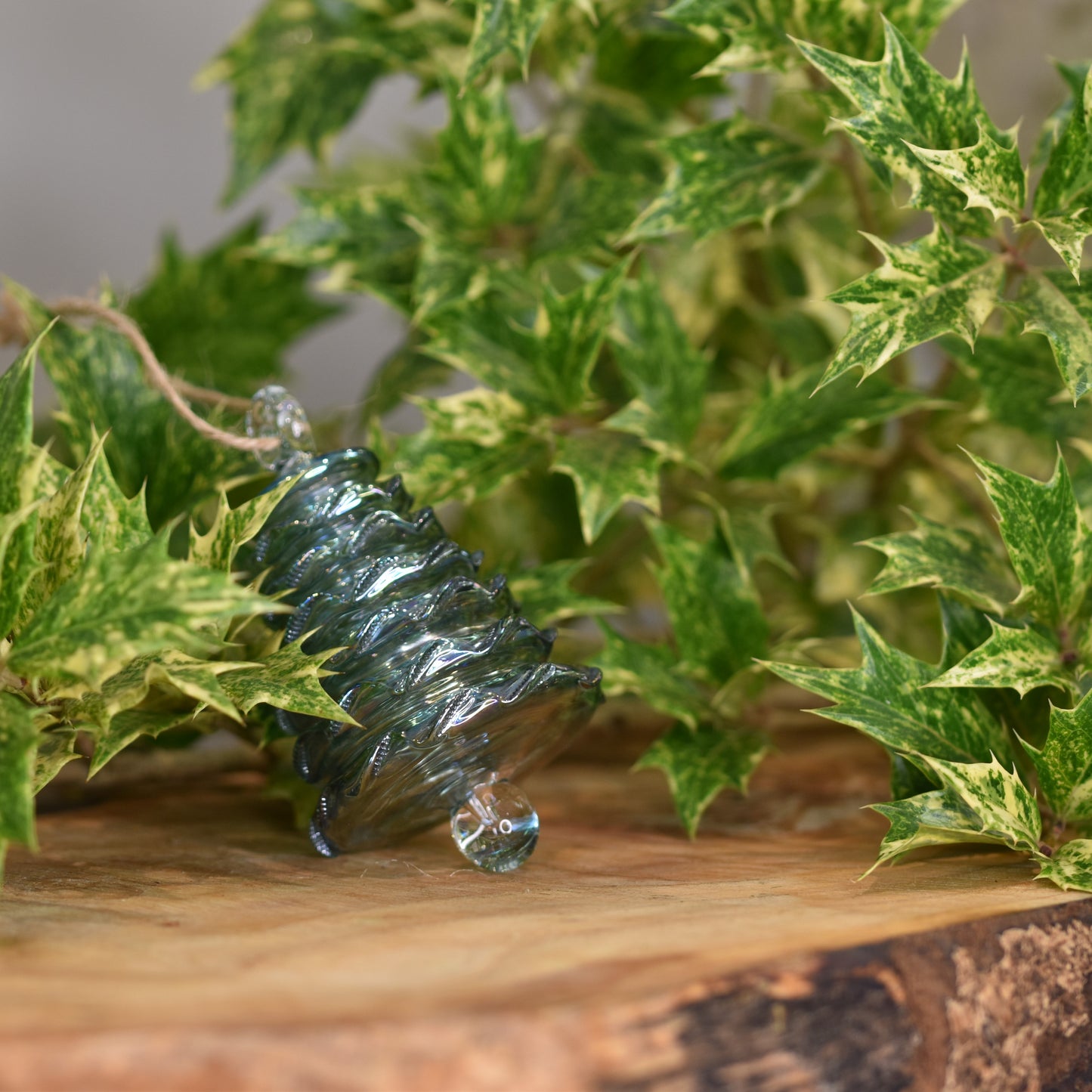 Tree - Egyptian Glass Decoration - Jade Green