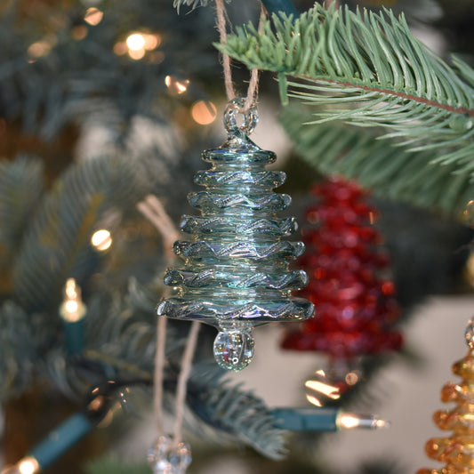 Tree - Egyptian Glass Decoration - Jade Green