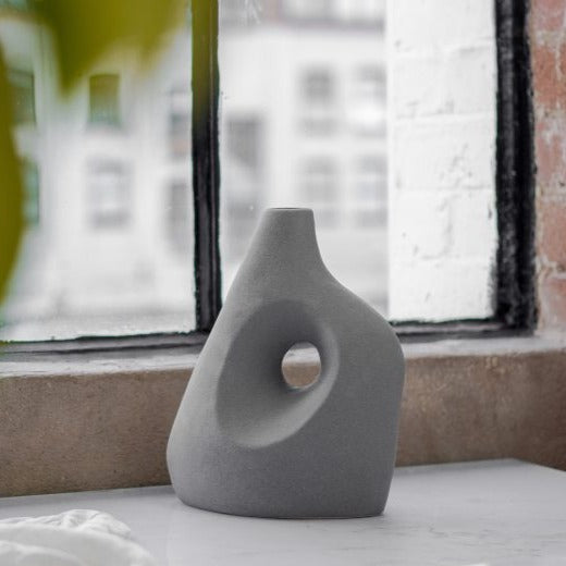 Modernist Vase - Steel Grey