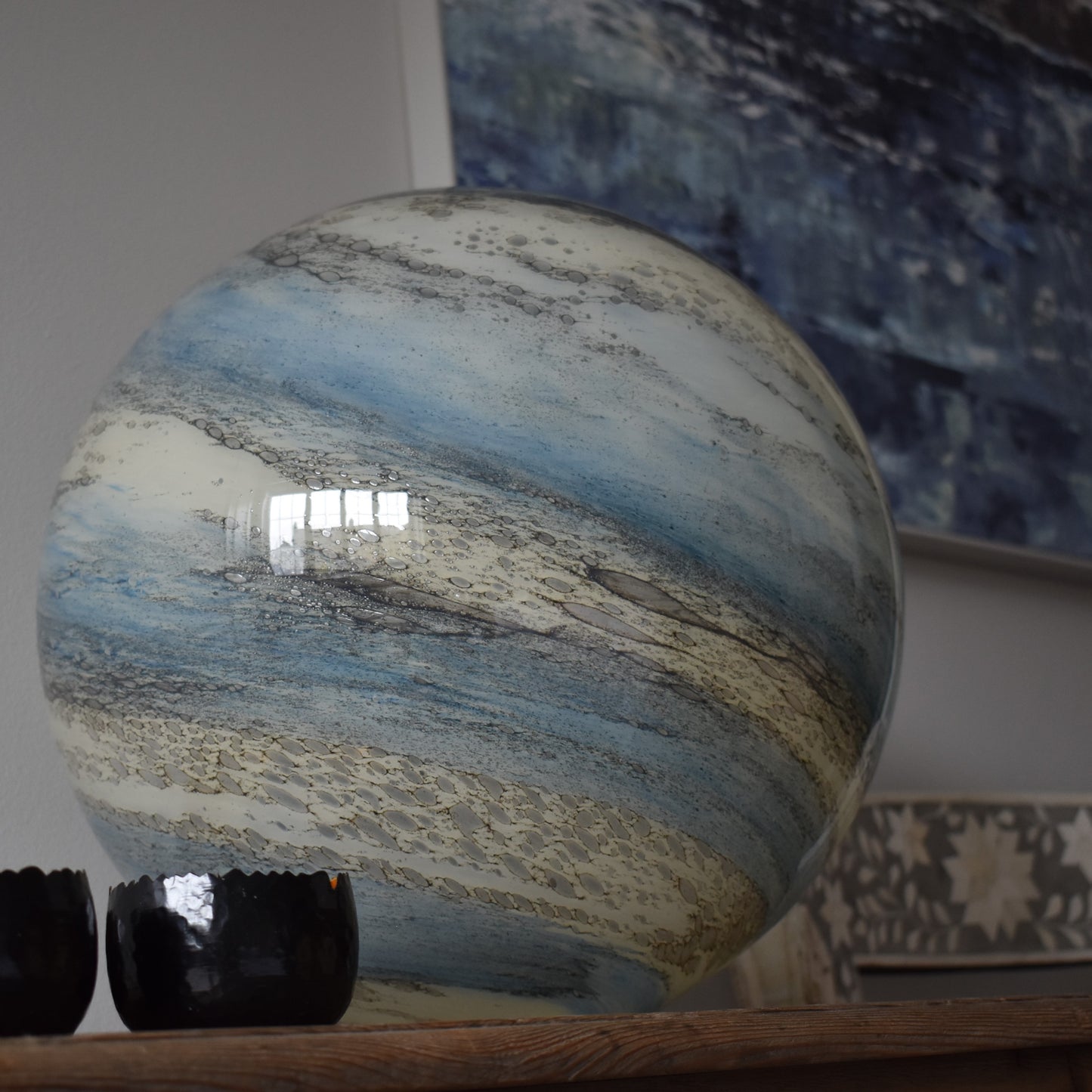 Sand & Sea Glass Lamp - Sphere XL