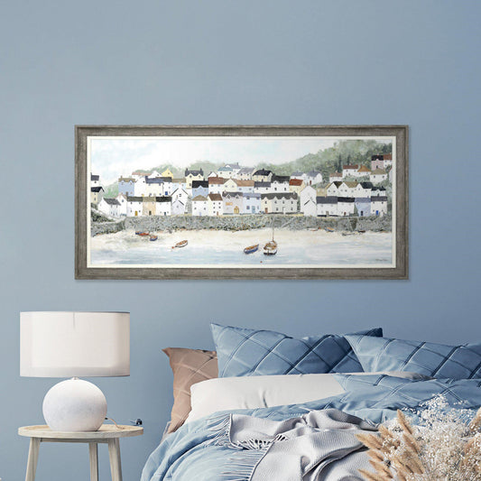 Harbour Scene Framed Print