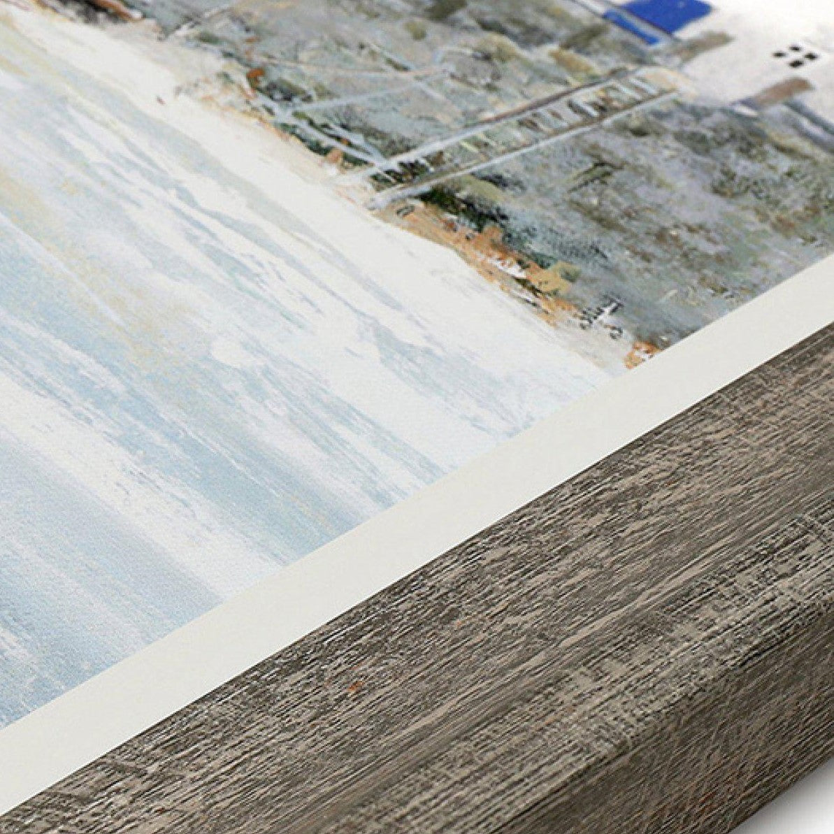 Harbour Scene Framed Print