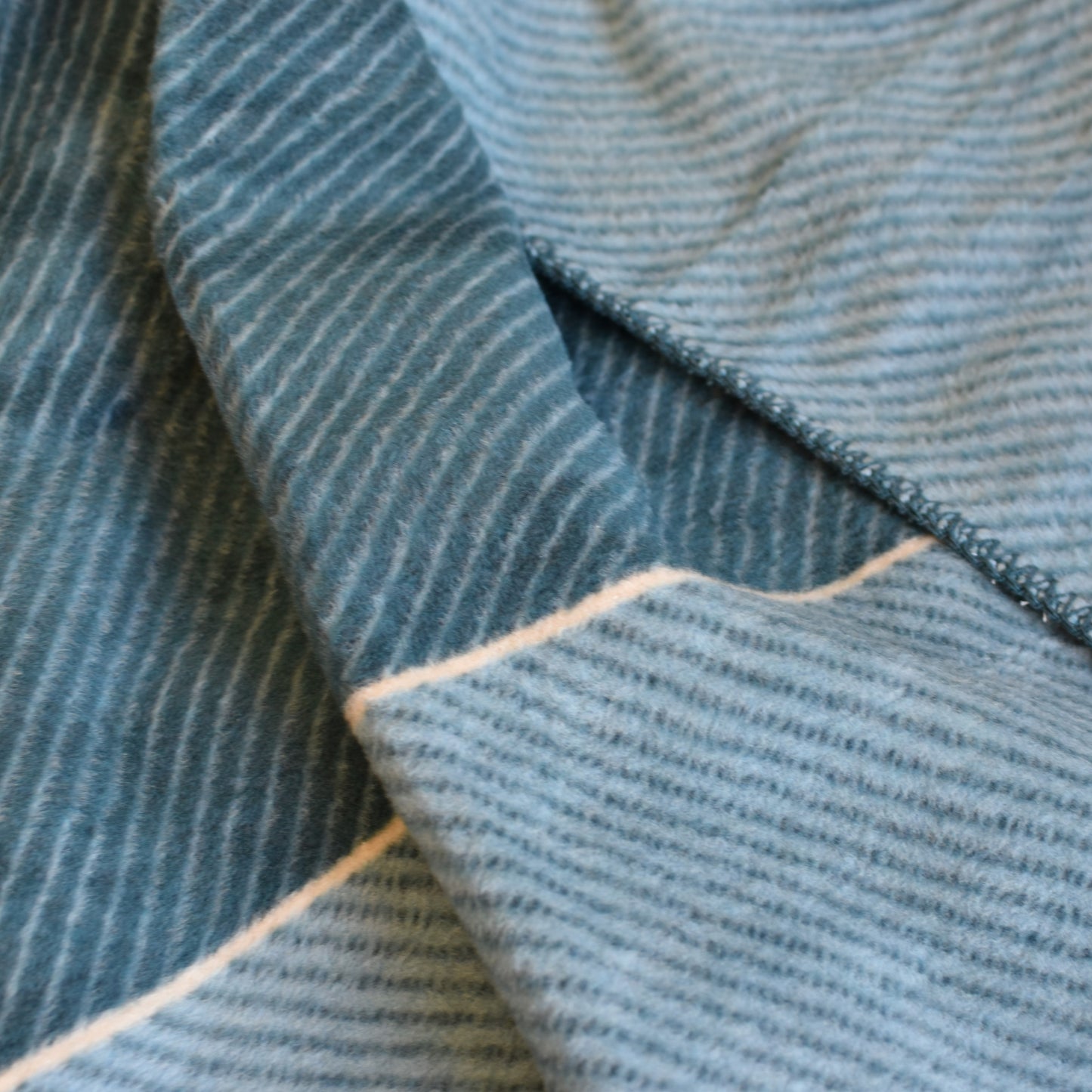 Blue Two Tone Block Throw