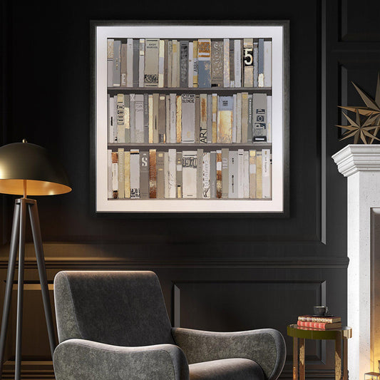 Library 3D Framed Print