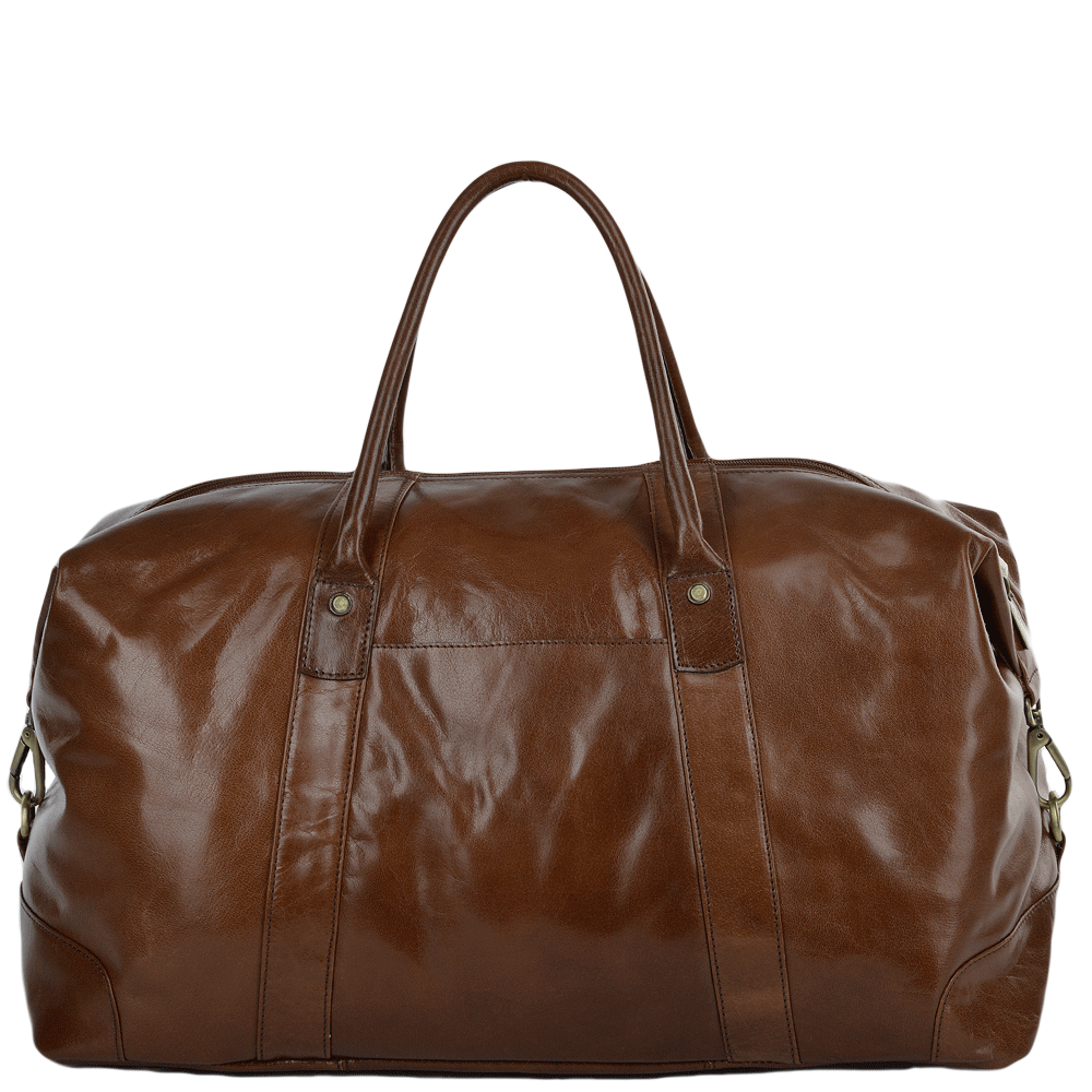 Luxury Leather Weekend Holdall - Two Sizes