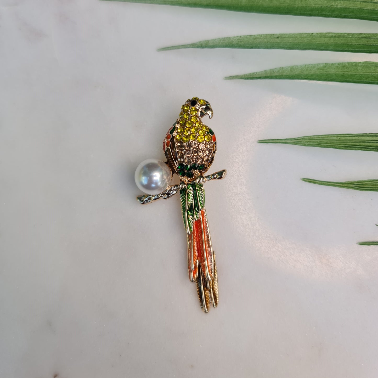 Parrot Brooch