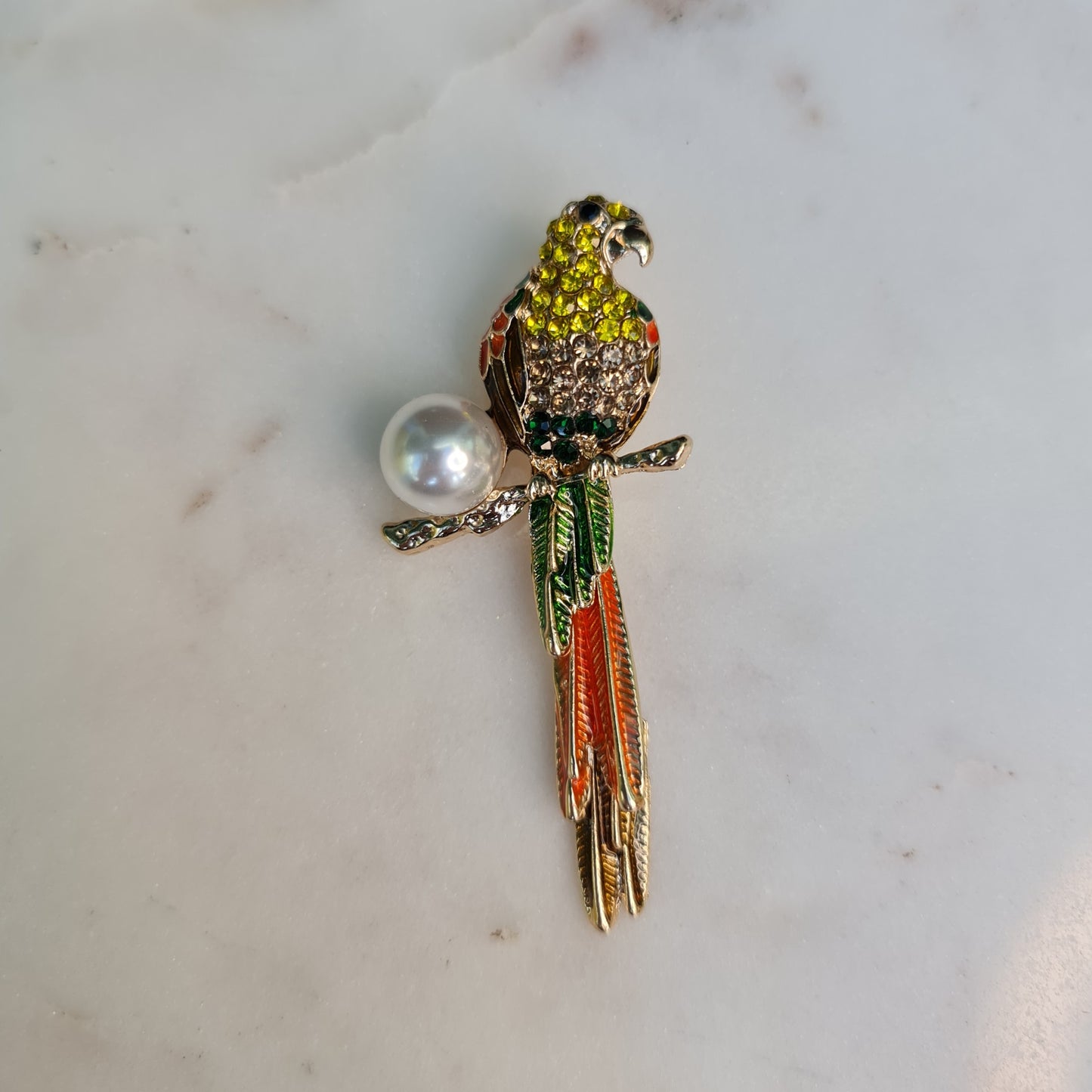 Parrot Brooch