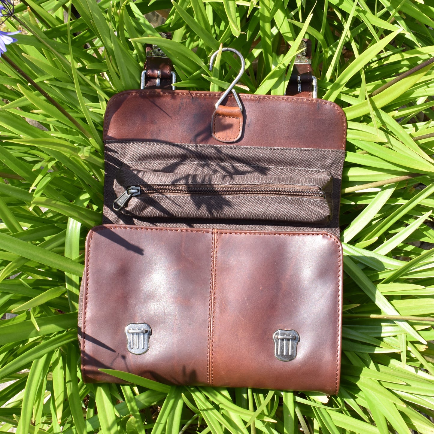 Luxury Leather Washbag
