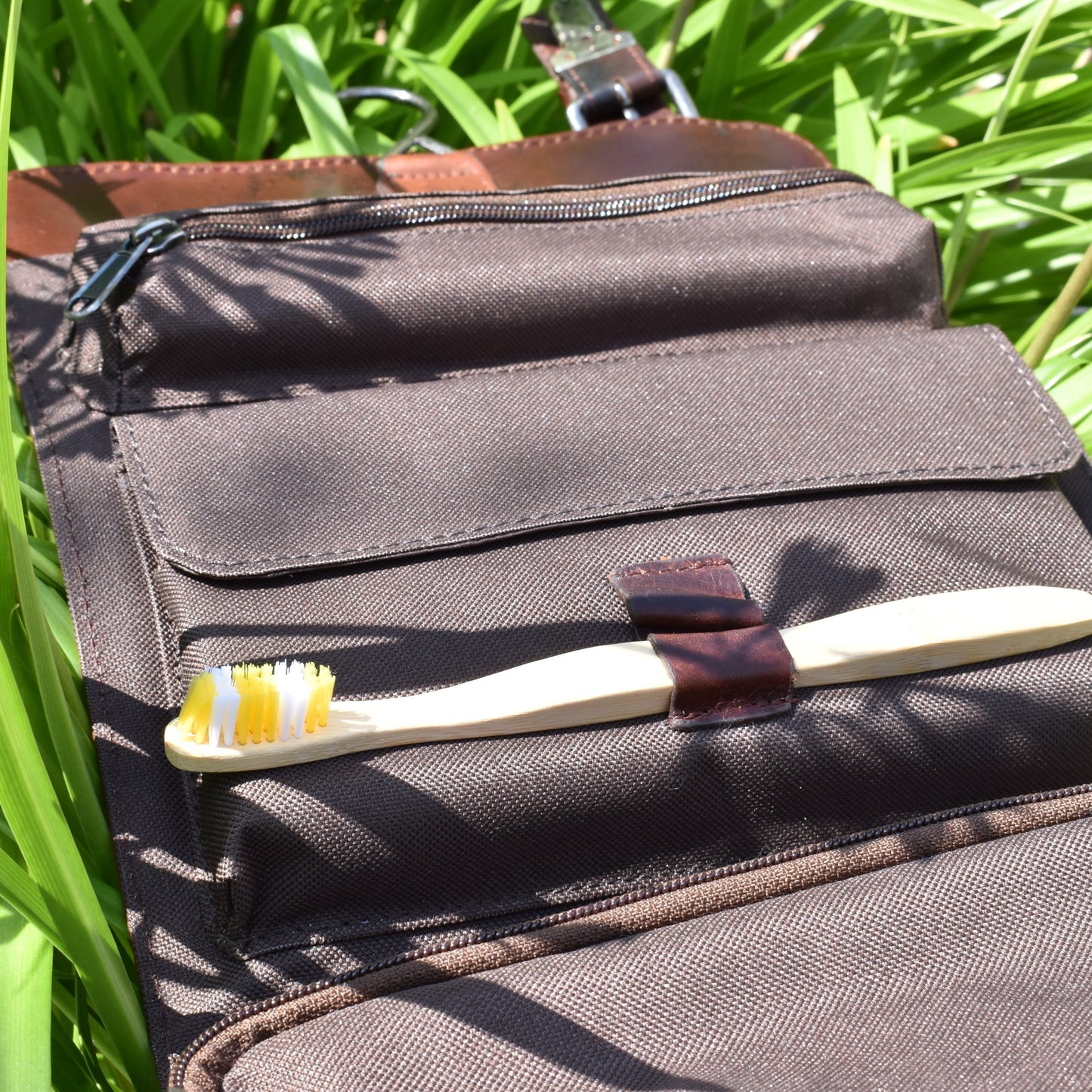 Luxury Leather Washbag