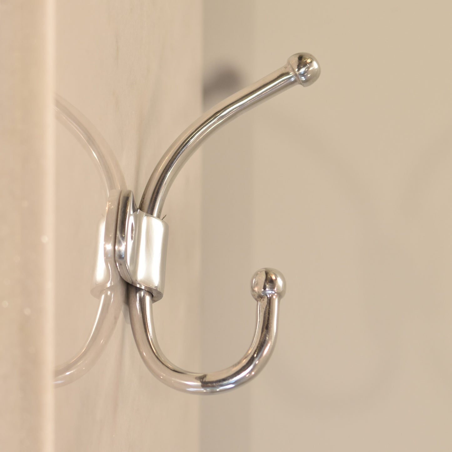 Silver Hat & Coat Hook - Single