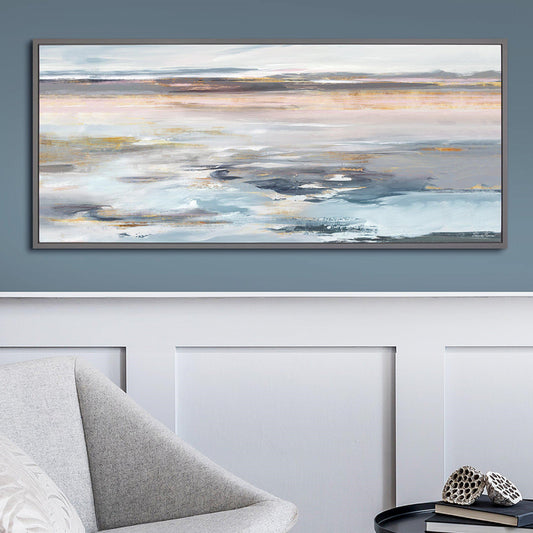 Tides Framed Canvas Print