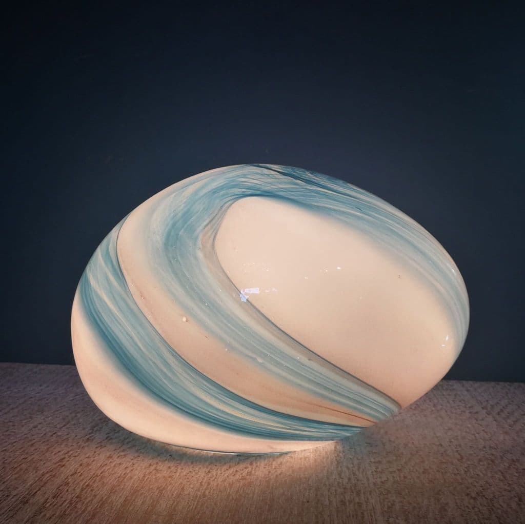 Ribbons Glass Lamp - Rock