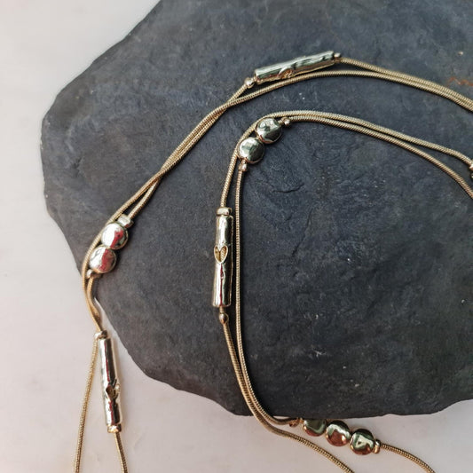 Hearts Detail Double Necklace