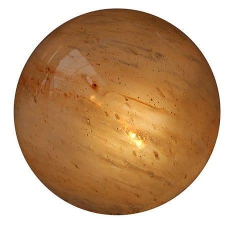 Pinks Handblown Glass Lamp - Sphere Large