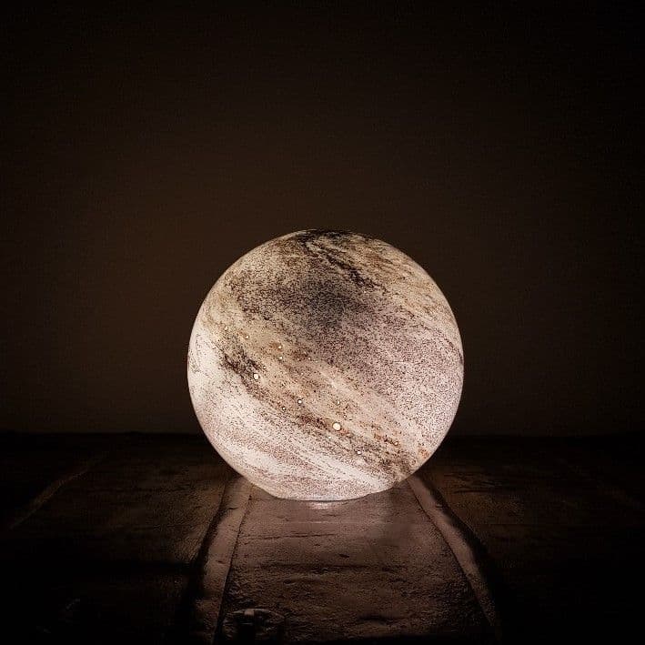 Mercury Handblown Glass Lamp - Sphere Small