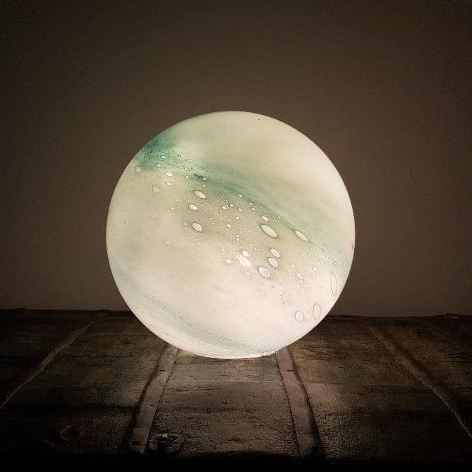 Ocean Reef Handblown Glass Lamp - Sphere Large