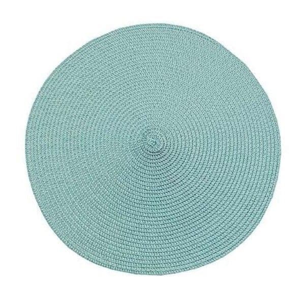 Round Woven Placemat - Sea Green