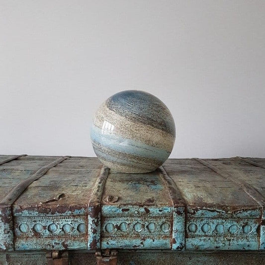 Sand & Sea Handblown Glass Lamp - Sphere Small